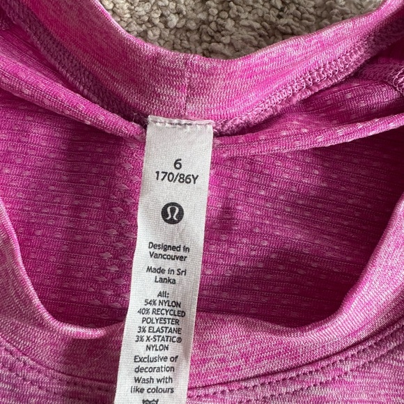 lululemon athletica Pink Long Sleeve Sweatshirt - Picture 4 of 5